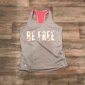 Grey Be Free Athleta Girl Tank top